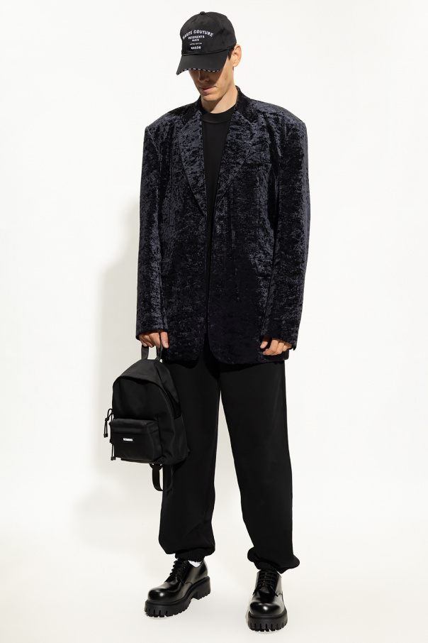 VETEMENTS Velour blazer Men's Clothing Vitkac